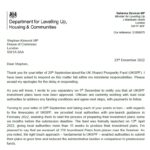 Letter to Stephen Kinnock MP (Chair of APPG on the UK SPF) from Dehenna Davison (Department for Levelling Up, Housing and Communities)