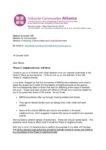 Letter from Cllr Keith Cunliffe (Chair of Industrial Communities Alliance) to Miatta Fahnbulleh MP (MHCLG) on neighbourhood definition