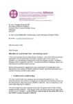 Letter from Cllr. Altany Craik (Industrial Communities Alliance Scotland) to Rt. Hon. Douglas Alexander MP (Scotland Office) regarding the new Local Growth Fund in Scotland