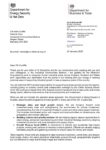 Letter from Chris McDonald MP (DBT) to Cllr Keith Cunliffe (Chair of Industrial Communities Alliance) regarding regional policy